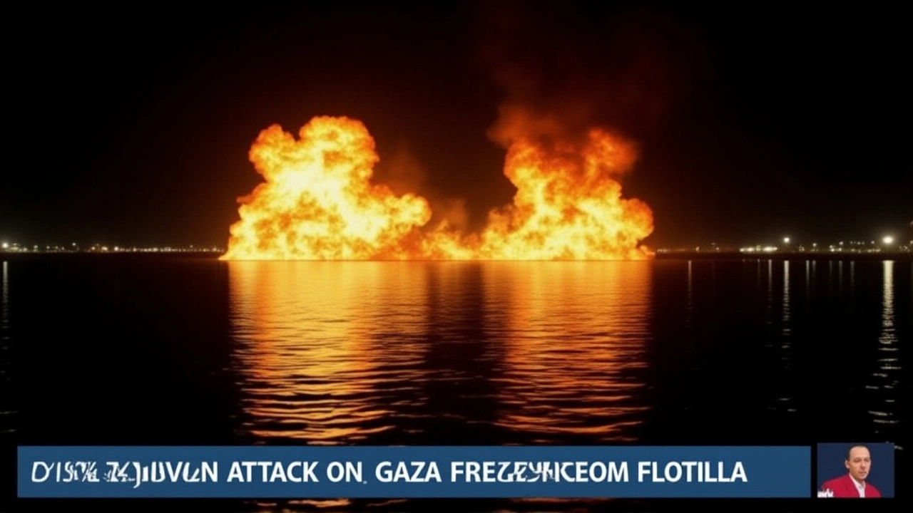 Drone strike hits Gaza Freedom Flotilla ship Conscience off Malta